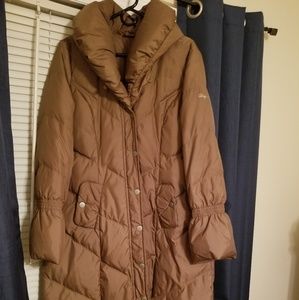 DKNY long puffer coat